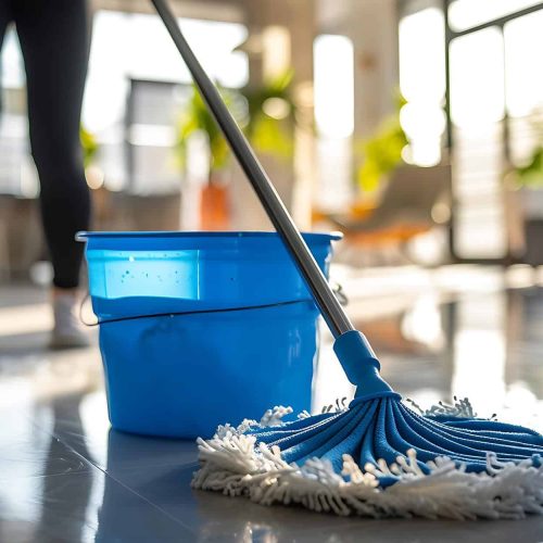 Worker-mopping-medical-office